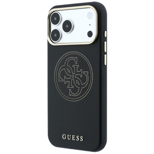 MagSafe Case for Apple iPhone 18 Pro Max / 17 Pro Max, Guess, Perforated 4G, Black