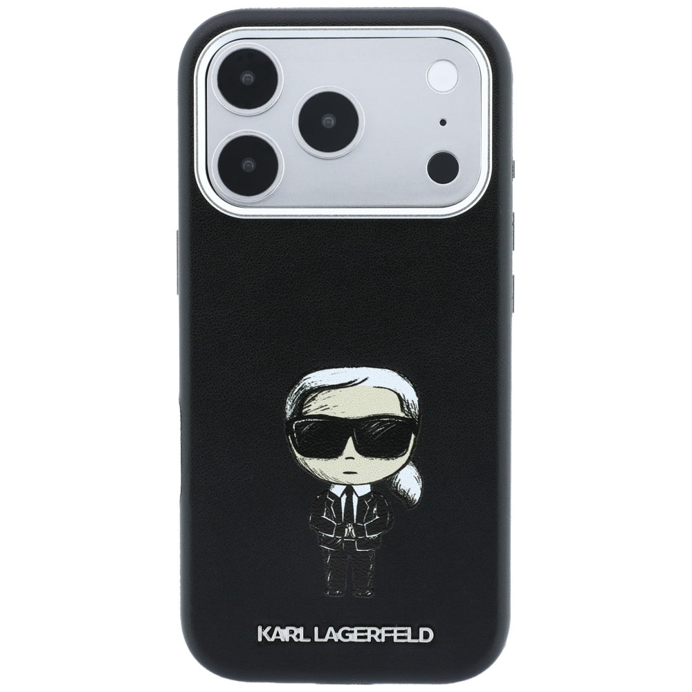 MagSafe Case for Apple iPhone 18 Pro Max / 17 Pro Max, Karl Lagerfeld, Ikonik Sketch, Black