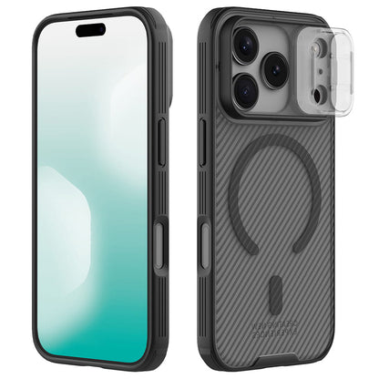 MagSafe Case for Apple iPhone 18 Pro Max / 17 Pro Max, Nillkin, CamShield Pro, Transparent Black