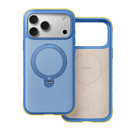 MagSafe Case for Apple iPhone 18 Pro Max / 17 Pro Max, Torras, Ostand Q3 Rugged, White