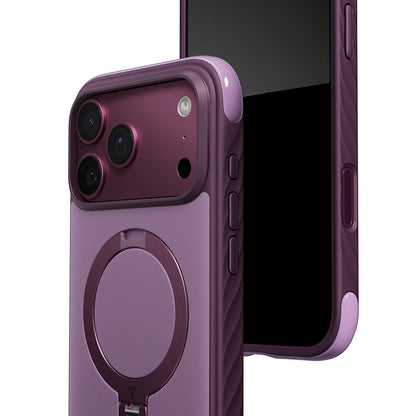 MagSafe Case for Apple iPhone 18 Pro Max / 17 Pro Max, Torras, Ostand Q3 Rugged, Purple