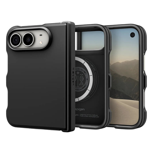 MagSafe Case for Apple iPhone Duo, Spigen, Tough Armor Pro, Black ACS11690