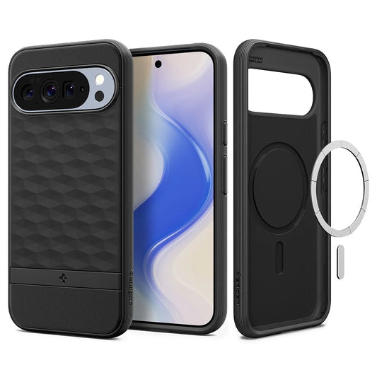 MagSafe Case for Google Pixel 10 Pro XL, Spigen, Caseology Parallax, Matte Black ACS09731
