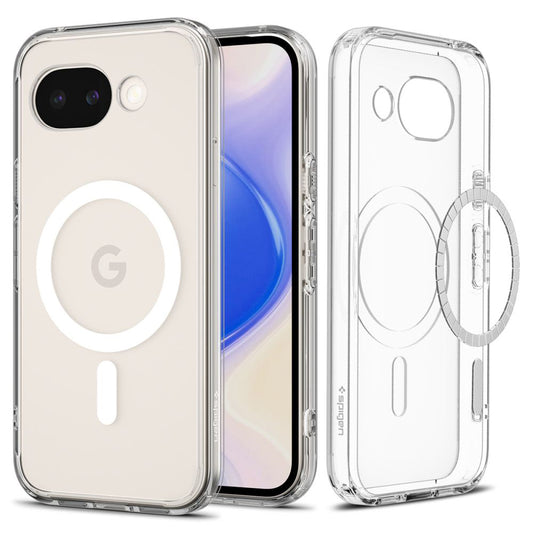 MagSafe Case for Google Pixel 10a, Spigen, Ultra Hybrid, Transparent White ACS11276