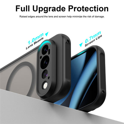 MagSafe Case for Google Pixel 11 Pro, Techsuit, HaloFrost II, Pink