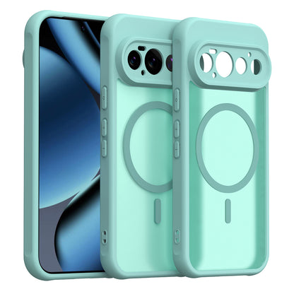 MagSafe Case for Google Pixel 11 Pro, Techsuit, HaloFrost II, Light Green