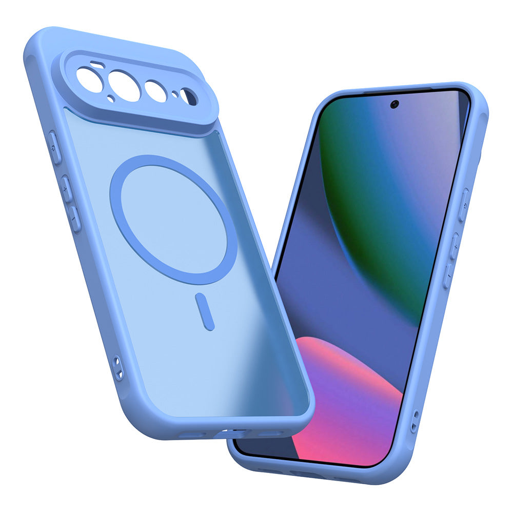 MagSafe Case for Google Pixel 11 Pro XL, Techsuit, HaloFrost II, Blue