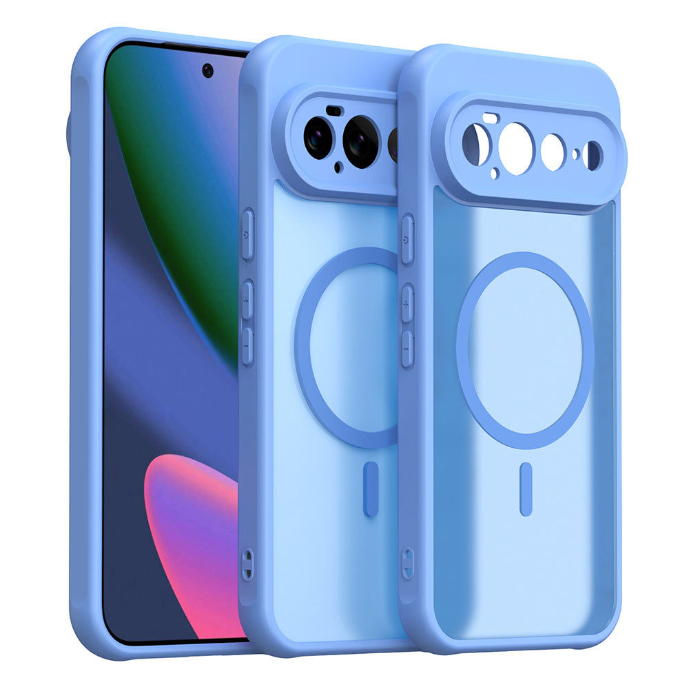 MagSafe Case for Google Pixel 11 Pro XL, Techsuit, HaloFrost II, Blue