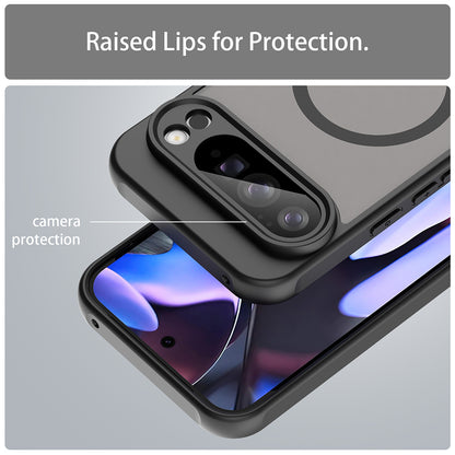 MagSafe Case for Google Pixel 11 Pro XL, Techsuit, HaloFrost II, Black