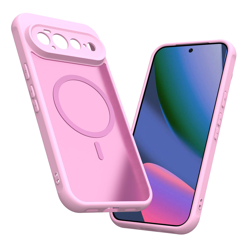 MagSafe Case for Google Pixel 11 Pro XL, Techsuit, HaloFrost II, Pink