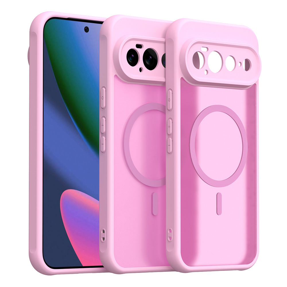 MagSafe Case for Google Pixel 11 Pro XL, Techsuit, HaloFrost II, Pink