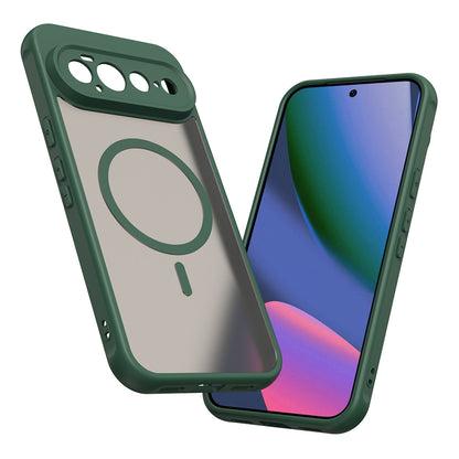MagSafe Case for Google Pixel 11 Pro XL, Techsuit, HaloFrost II, Green