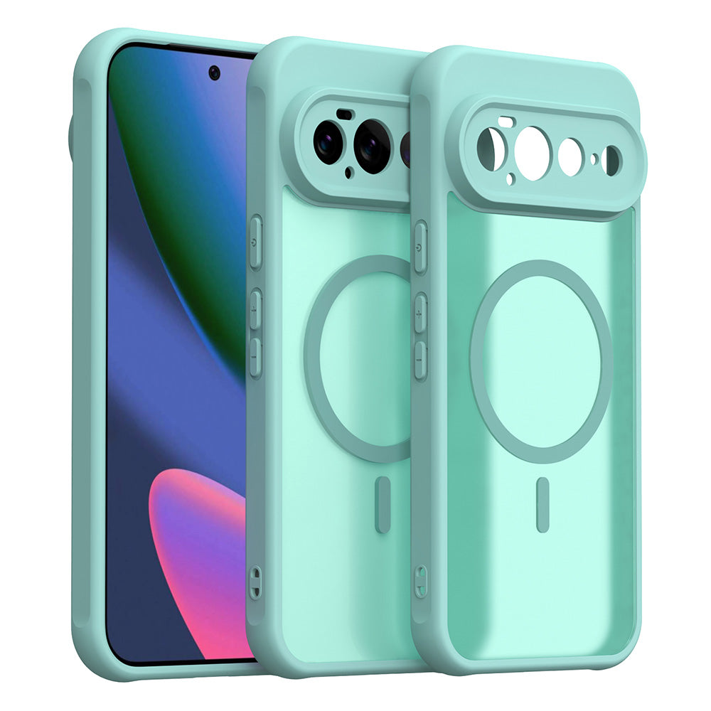 MagSafe Case for Google Pixel 11 Pro XL, Techsuit, HaloFrost II, Light Green