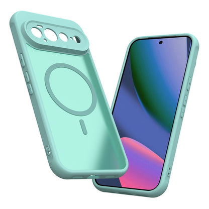 MagSafe Case for Google Pixel 11 Pro XL, Techsuit, HaloFrost II, Light Green