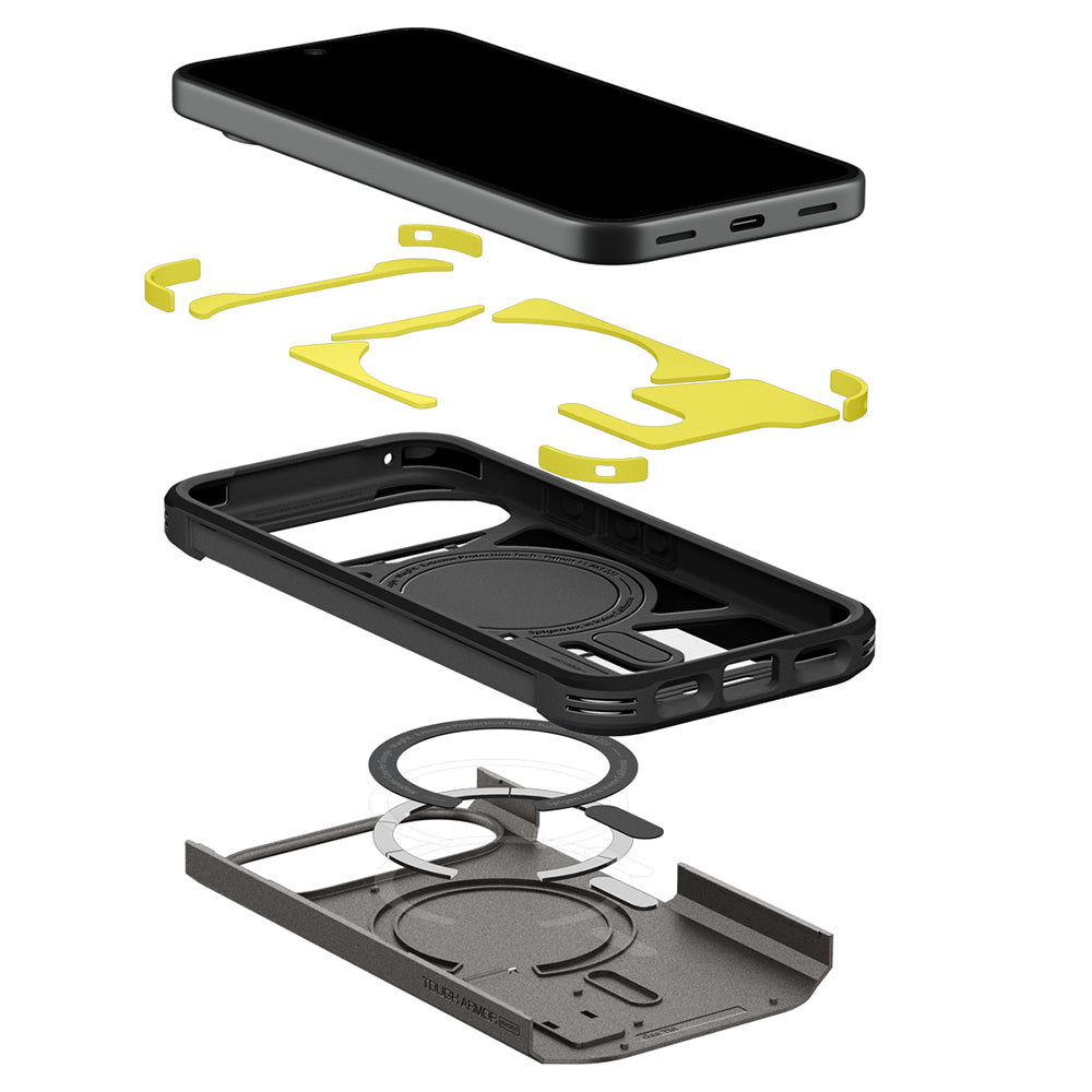 MagSafe Case for Google Pixel 11, Spigen, Tough Armor, Gray ACS11855