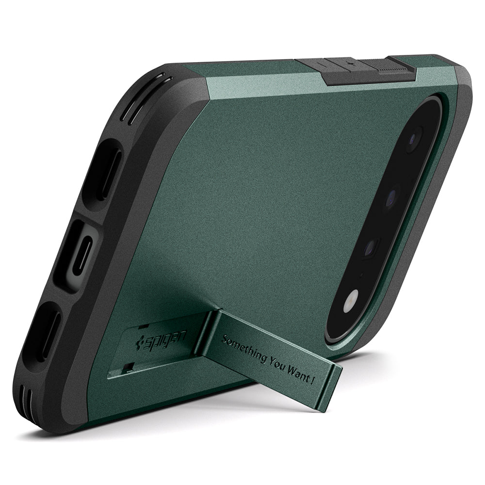 MagSafe Case for Google Pixel 11, Spigen, Tough Armor, Green ACS11854