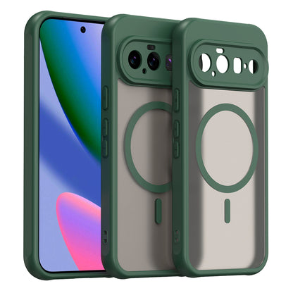 MagSafe Case for Google Pixel 11, Techsuit, HaloFrost II, Green