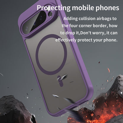 MagSafe Case for Google Pixel 9 Pro, Techsuit, HaloFrost II, Purple