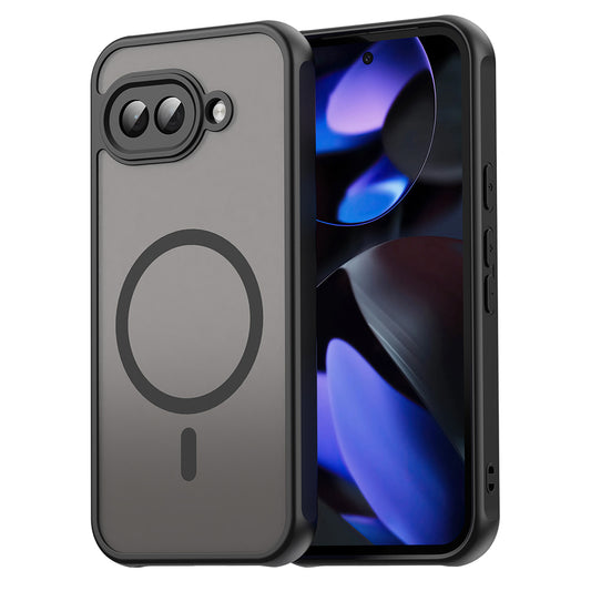 MagSafe Case for Google Pixel 9a, Techsuit, HaloFrost II, Black