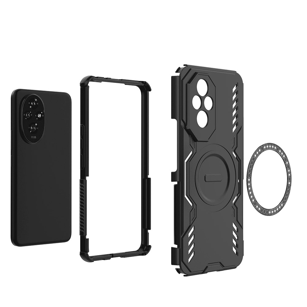MagSafe Case for Honor 200, Techsuit, ArmorMag, Black