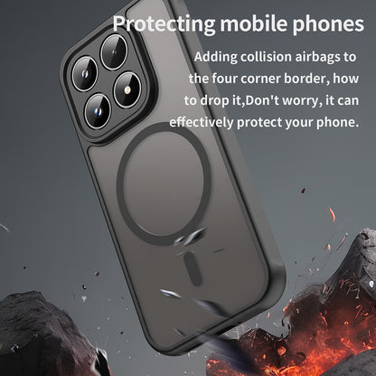 MagSafe Case for Honor 600 Pro, Techsuit, HaloFrost II, Black