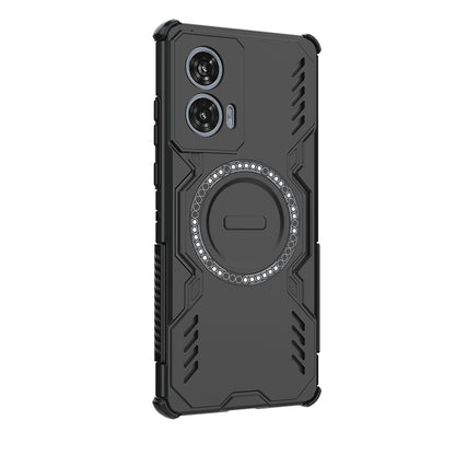 MagSafe Case for Motorola Edge 50 Fusion, Techsuit, ArmorMag, Black