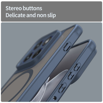 MagSafe Case for Motorola Edge 70, Techsuit, HaloFrost II, Navy Blue