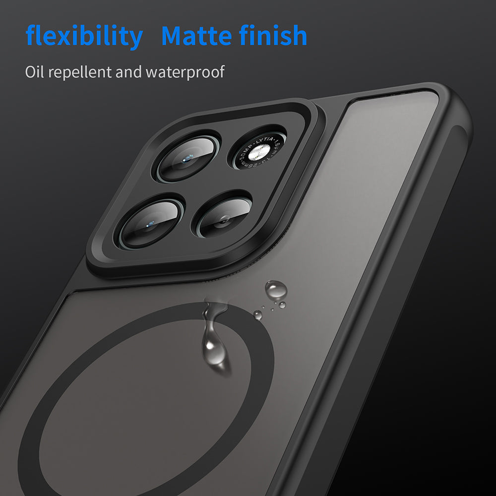 MagSafe Case for Motorola Moto G86, Techsuit, HaloFrost II, Black