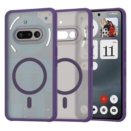 MagSafe Case for Nothing Phone (3a), Techsuit, HaloFrost, Dark Purple