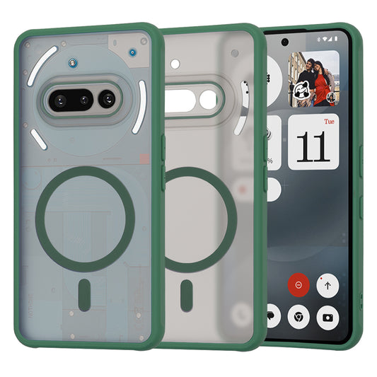 MagSafe Case for Nothing Phone (3a), Techsuit, HaloFrost, Green