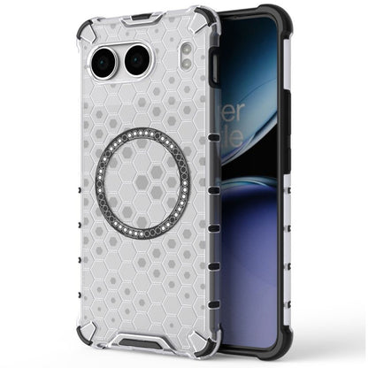 MagSafe Case for OnePlus Nord 4, Techsuit, HoneyComb Shield, White