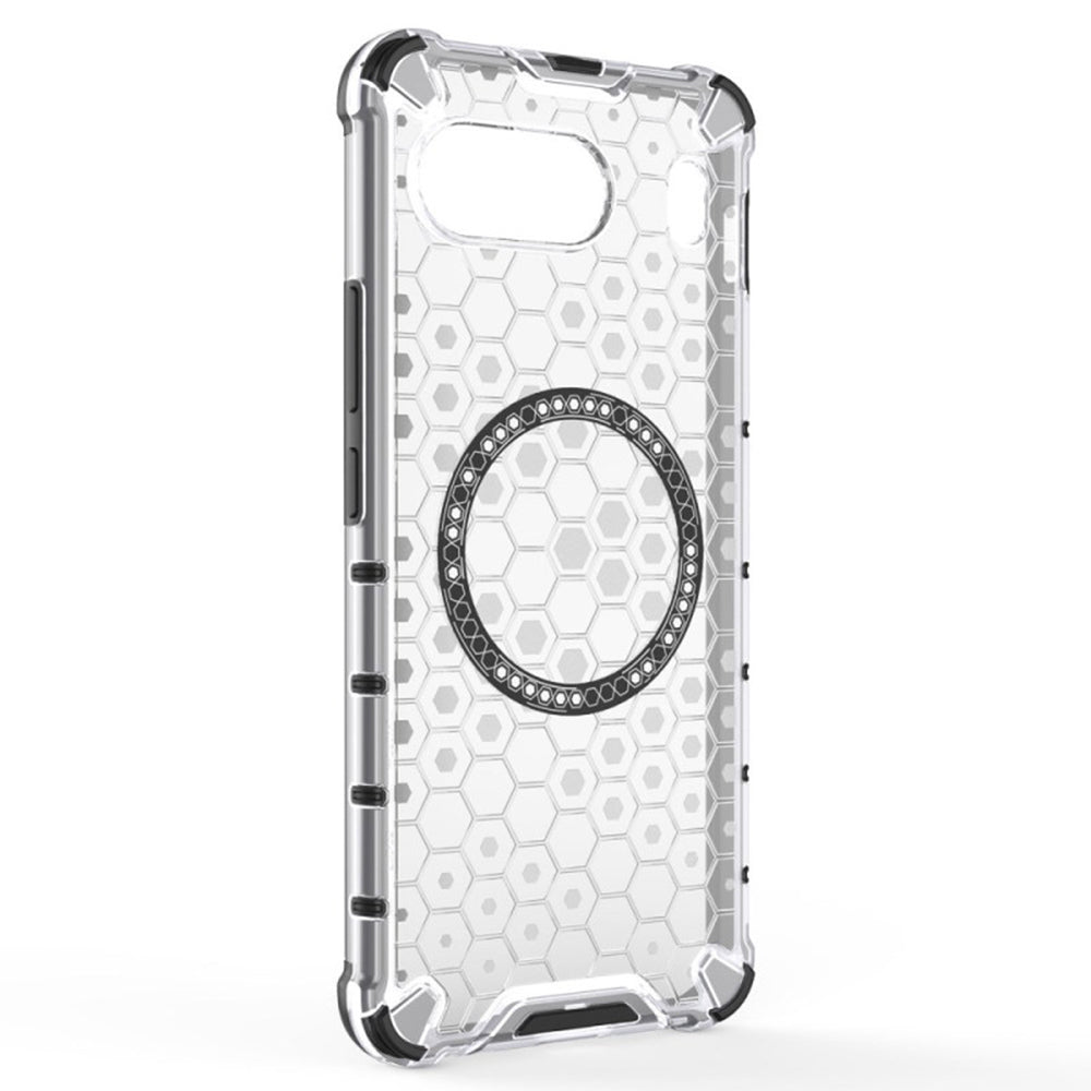 MagSafe Case for OnePlus Nord 4, Techsuit, HoneyComb Shield, White