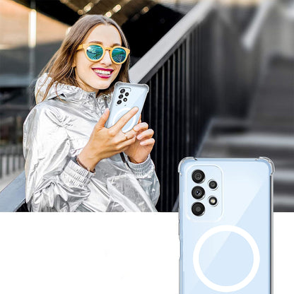 MagSafe Case for Oppo A3 4G, Techsuit, Shockproof, Transparent