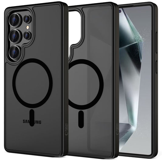 MagSafe Case for Samsung Galaxy S25 Ultra S938, Tech-Protect, Magmat, Black