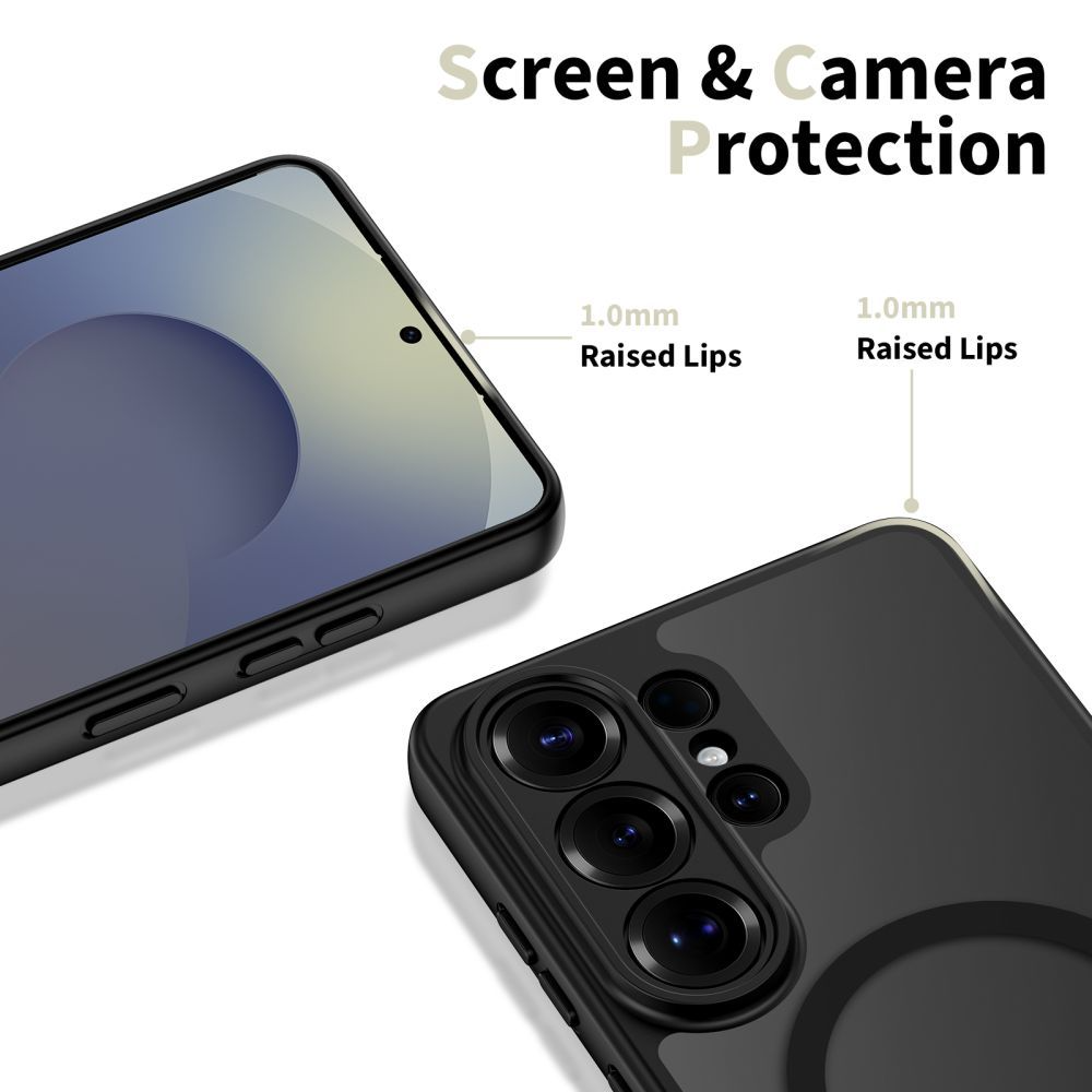 MagSafe Case for Samsung Galaxy S26 Ultra S948, Tech-Protect, BasicMag, Matte Black