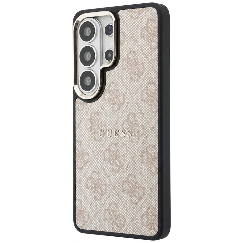 MagSafe Case for Samsung Galaxy S26 Ultra S948, Guess, 4G Embossed Ring, Pink