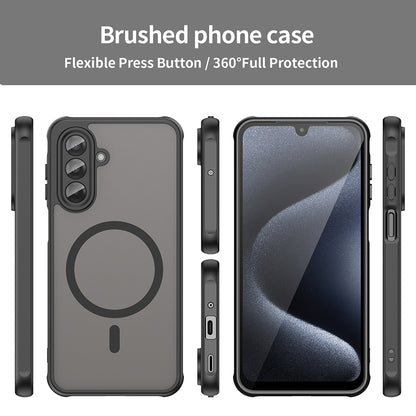 MagSafe Case for Samsung Galaxy A17 5G, Techsuit, HaloFrost II, Black