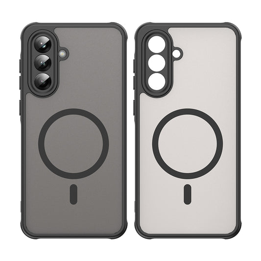 MagSafe Case for Samsung Galaxy A36 A366, Techsuit, HaloFrost II, Black