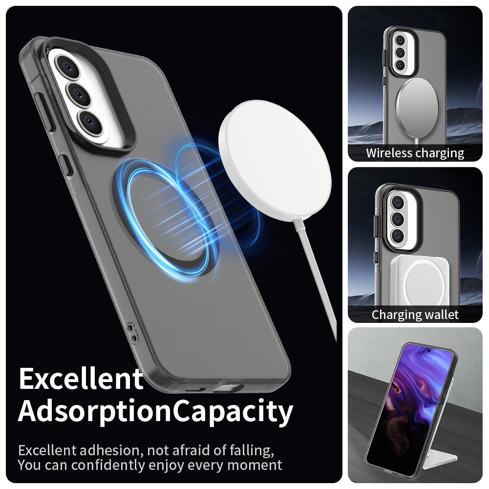 MagSafe Case for Samsung Galaxy A37 5G, Techsuit, CandyCase, Black