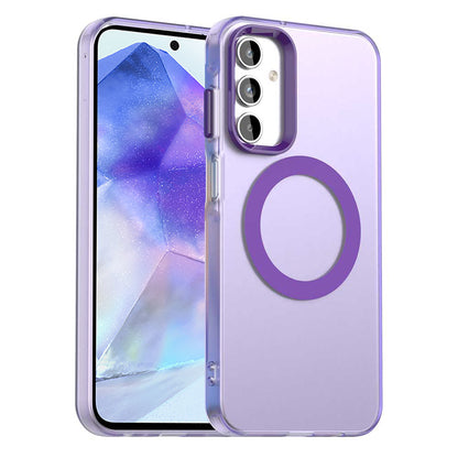 MagSafe Case for Samsung Galaxy A55 5G A556, Techsuit, CandyCase, Purple