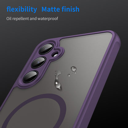 MagSafe Case for Samsung Galaxy A55 5G A556, Techsuit, HaloFrost II, Purple
