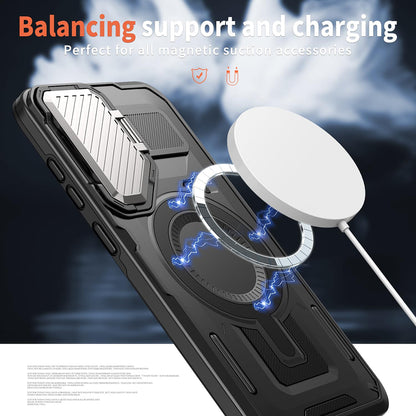 MagSafe Case for Samsung Galaxy S23 FE S711, Techsuit, CamVault, Black