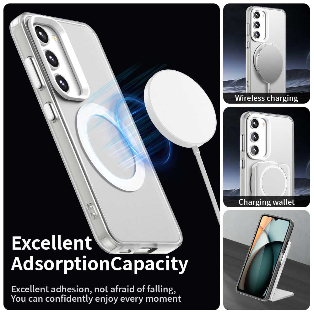 MagSafe Case for Samsung Galaxy S23+ S916, Techsuit, CandyCase, White