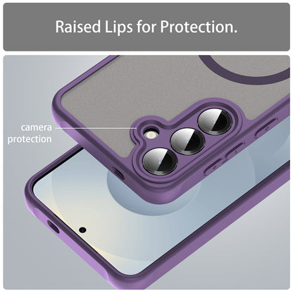 MagSafe Case for Samsung Galaxy S24+ S926, Techsuit, HaloFrost II, Purple