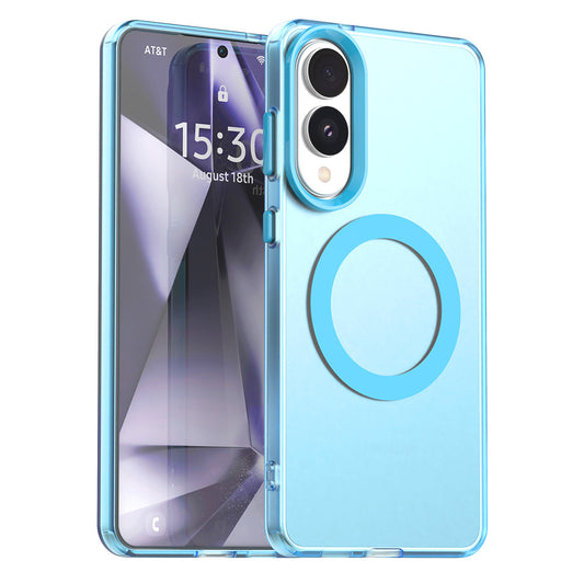 MagSafe Case for Samsung Galaxy S25 Edge S937, Techsuit, CandyCase, Blue