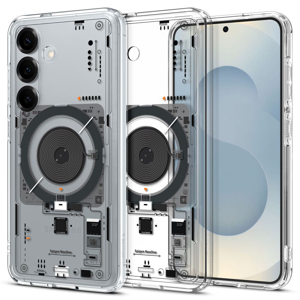 MagSafe Case for Samsung Galaxy S25 S931, Spigen, Ultra Hybrid Neo One, Transparent ACS09470