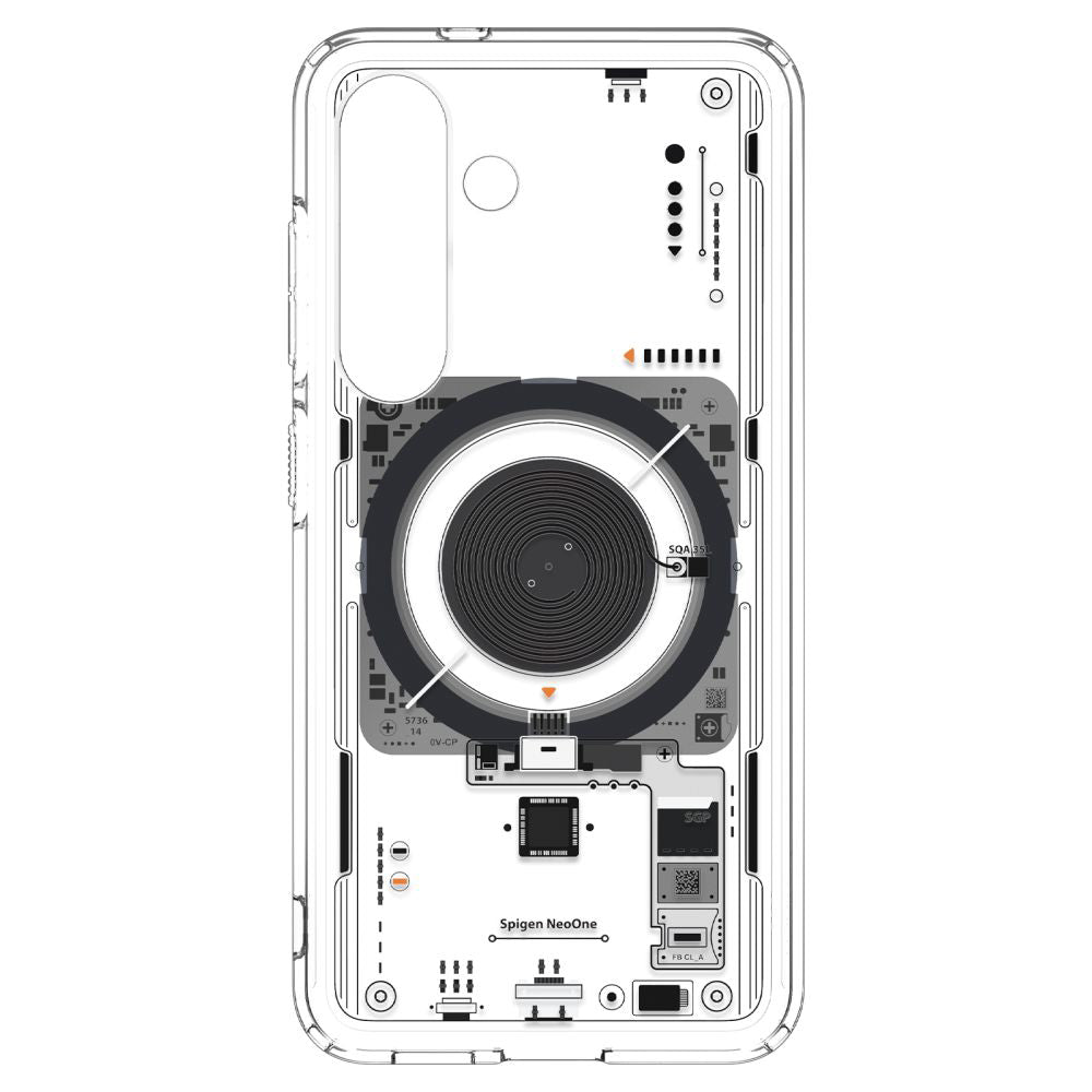 MagSafe Case for Samsung Galaxy S25 S931, Spigen, Ultra Hybrid Neo One, Transparent ACS09470