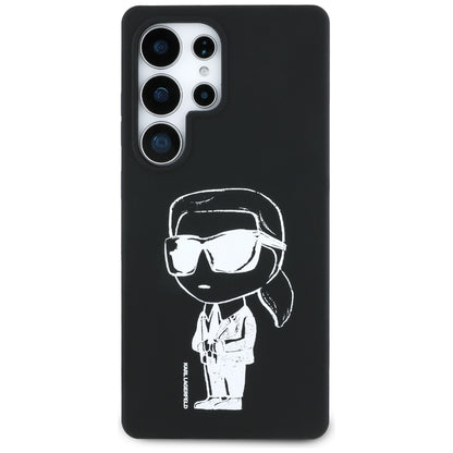 MagSafe Case for Samsung Galaxy S25 Ultra S938, Karl Lagerfeld, Silicone Graffiti, Black