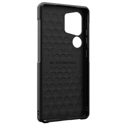 MagSafe Case for Samsung Galaxy S25 Ultra S938, Urban Armor Gear, Metropolis LT Topography, Black