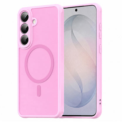MagSafe Case for Samsung Galaxy S26 FE S741, Techsuit, HaloFrost II, Pink